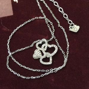 Swarovski Multiple Heart necklace